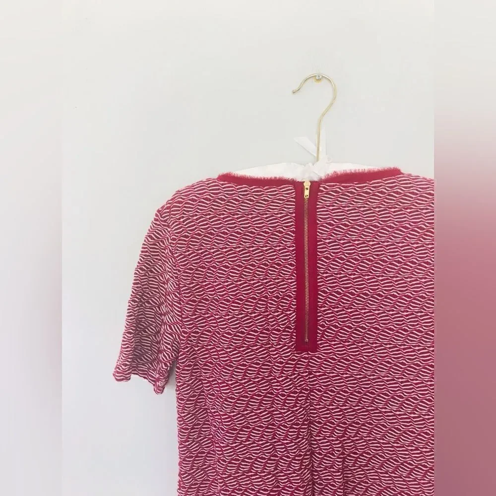 Anthropologie Maeve Red & White Dora Dress | size medium